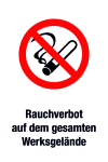 Verbotsschild - Rauchverbot