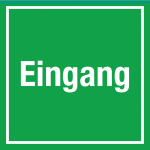 Türkennzeichnung - Eingang 