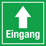 Türkennzeichnung - Eingang 