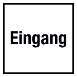 Türkennzeichnung - Eingang 