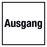 Türkennzeichnung - Ausgang 