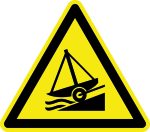 Warnzeichen - Warnung vor Slipanlage