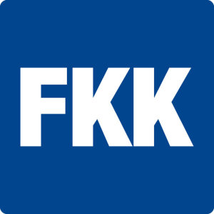 Schwimmbadschild - FKK - Folie Selbstklebend - 5 x 5 cm