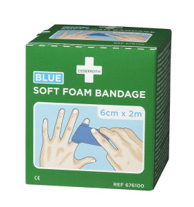 Cederroth Soft Foam Bandage blau