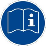 Mandatory sign - Follow instructions for use