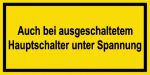 Warnschild - Spannung