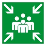 Fluchtwegschild - Sammelstelle   