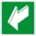 Fluchtwegschild - Rettungsweg ziehen  