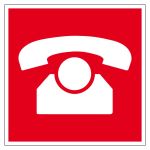 Brandschutzzeichen - Nottelefon