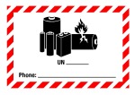 Gefahrgutzeichen - UN Phone, für kleine Versandstücke  