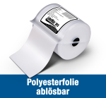 Ablösbare Polyesterfolie - verschiedene Größen - LabelMax