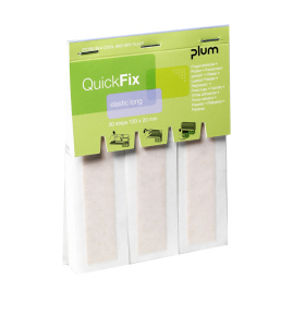 REFILL | Plum Pflasterspender QuickFix Fingerverbände | elastic long | VE= 1 x 30 Pflaster