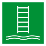 Rettungszeichen - Einbootungsleiter - E053