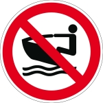 Verbotszeichen - Jet-Ski verboten