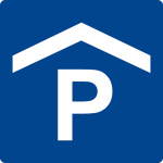 Schwimmbadschild - Parkhaus