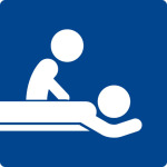 Schwimmbadschild - Massage