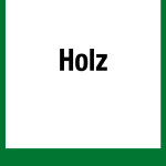 Wertstoffkennzeichen - Holz