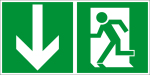 Emergency exit sign - Emergency exit
