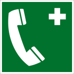 Rettungszeichen - Notruftelefon (E004)