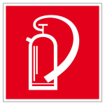 Fire protection sign - fire extinguishers