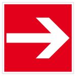 Fire protection sign - directional arrow left / right