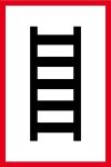 Feuerwehrschild - Leiter