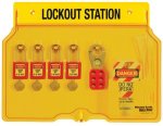 Locking station with contents 4 Zenex locks