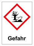GHS Kennzeichnung - Gefahr, umweltgefährlich  
