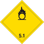 Gefahrgutzeichen - Oxidierende Stoffe  