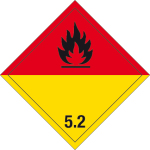Gefahrgutzeichen - Organische Peroxide  