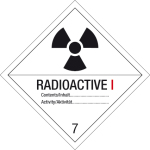 Gefahrgutzeichen - Radioaktive Stoffe  