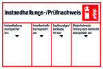 Instandhaltungs- /Prüfnachweis vierspaltig 